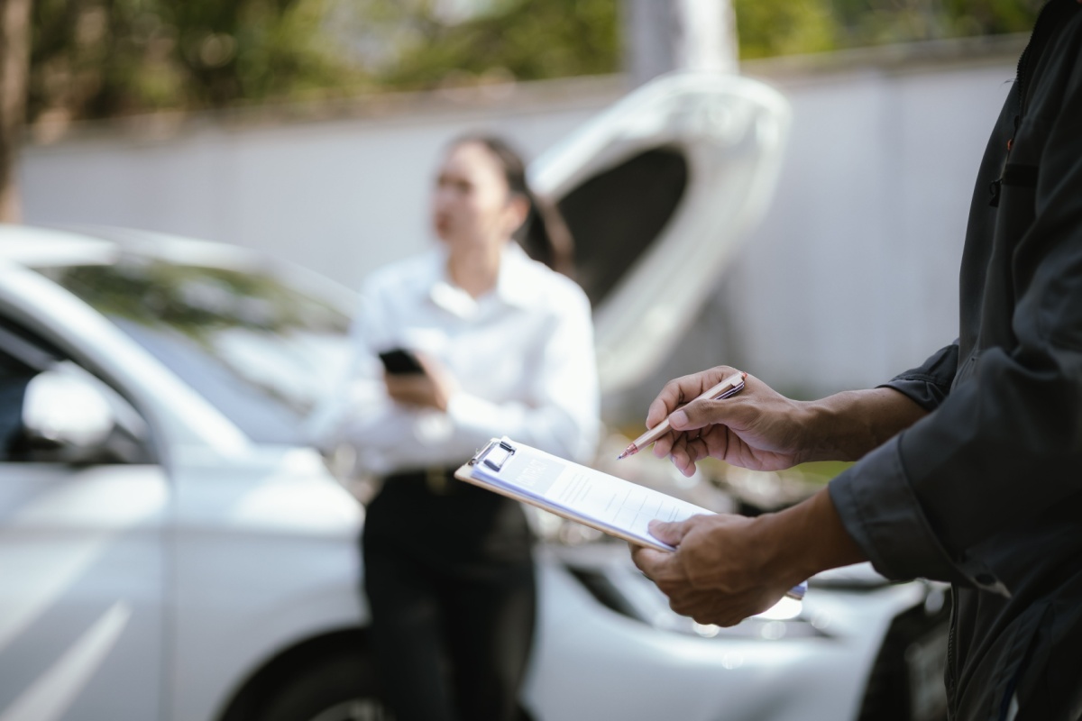 Car accident at work